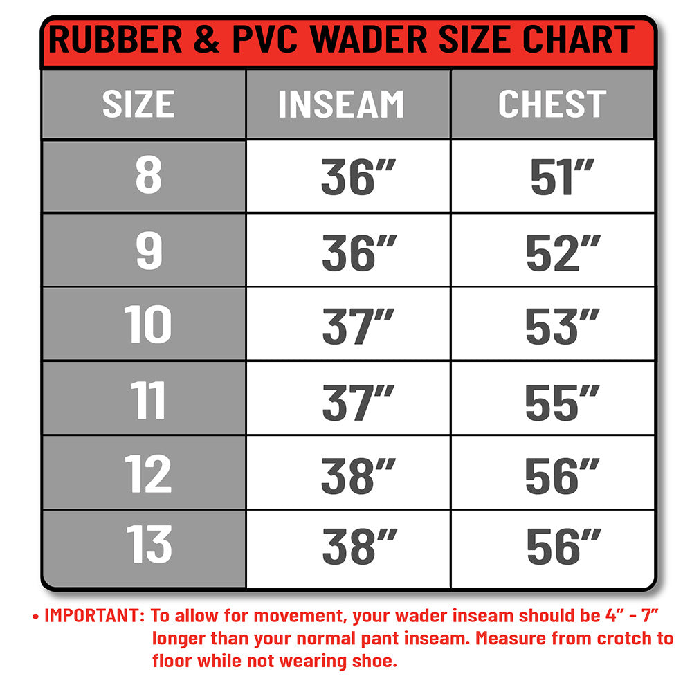 PARAMOUNT OUTDOORS™ Slipstream PVC Bootfoot Chest Wader - Cleated Fishing Wader