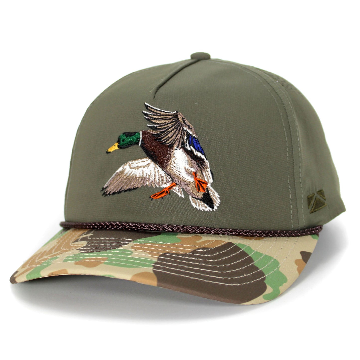 PARAMOUNT OUTDOORS™ Landing Mallard 5-Panel Base Camp Performance Hat Headwear