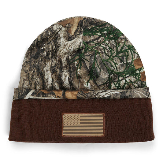 PARAMOUNT OUTDOORS™ American Flag Realtree Edge Cuffed Watch Cap