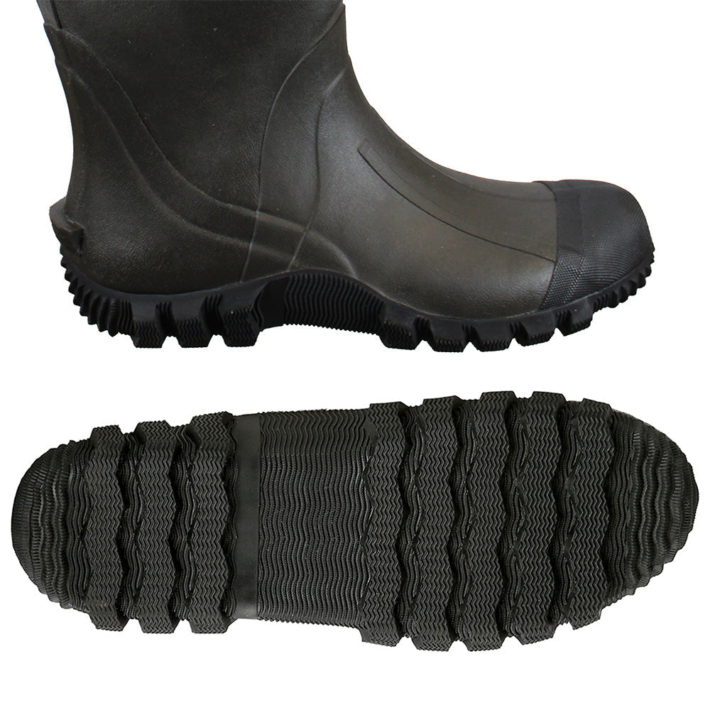PARAMOUNT OUTDOORS™ Backwater 2-Ply Rubber Cleated Bootfoot Chest Wader Fishing Wader