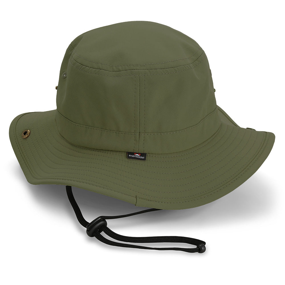 PARAMOUNT OUTDOORS™ Bayou Full Brim American Flag Boonie Hat (Floats) Headwear
