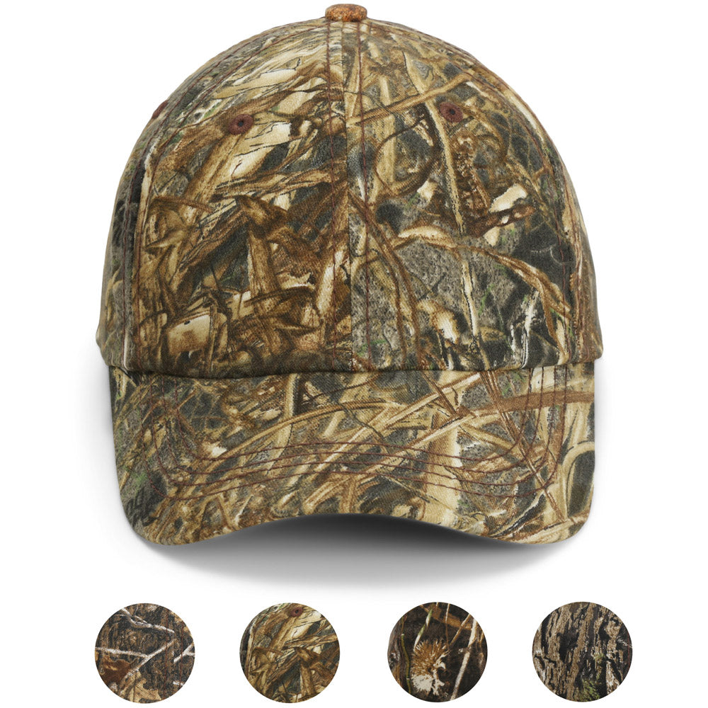 PARAMOUNT OUTDOORS™ Trail 6-Panel Blank Camo Cap Headwear