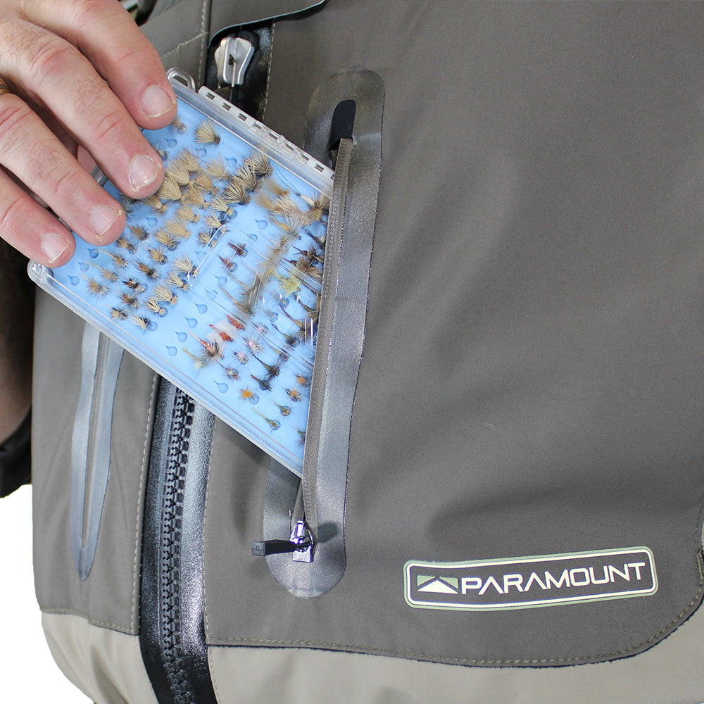 PARAMOUNT OUTDOORS™ DEEP EDDY Zippered Breathable Chest Wader Fishing Wader
