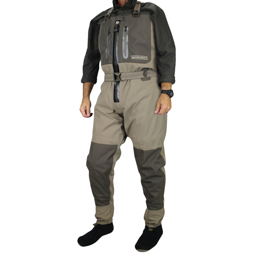 PARAMOUNT OUTDOORS™ DEEP EDDY Zippered Breathable Chest Wader Fishing Wader