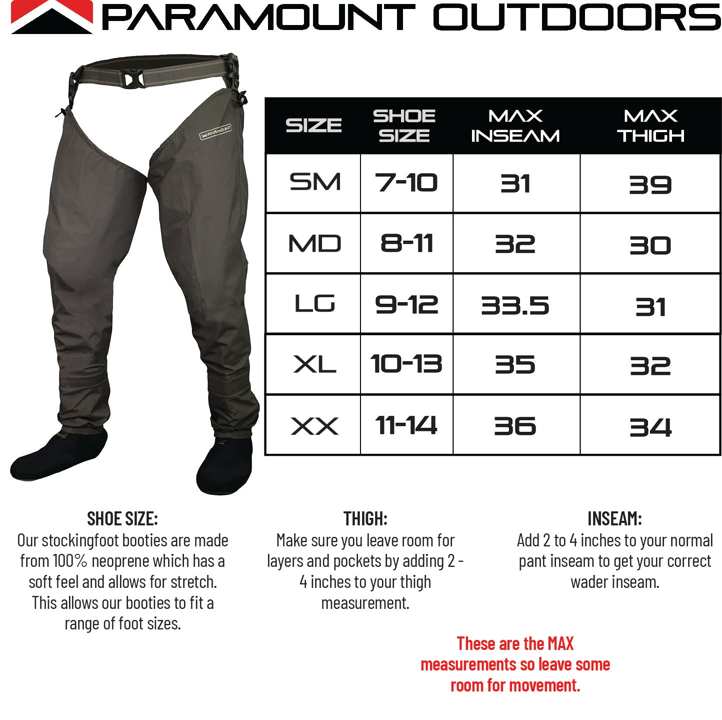 PARAMOUNT OUTDOORS™ EMERGER Stockingfoot Hipper Fishing Wader