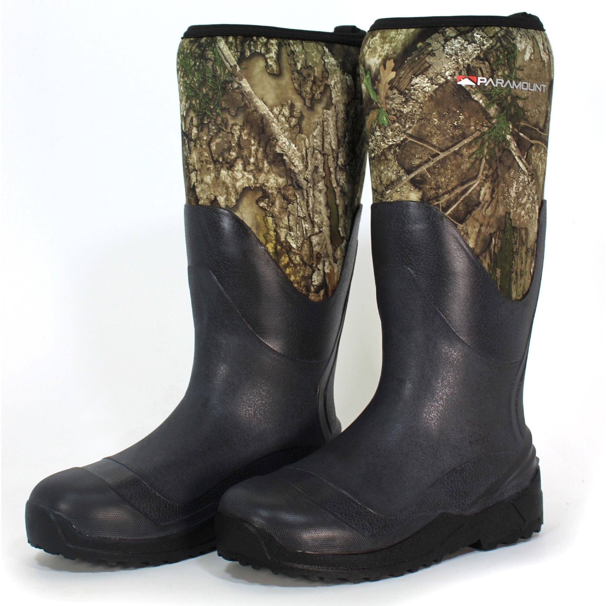 PARAMOUNT OUTDOORS™ TREAD-LITE 16" Camo Rubber Neoprene Knee Boot Wading Boots