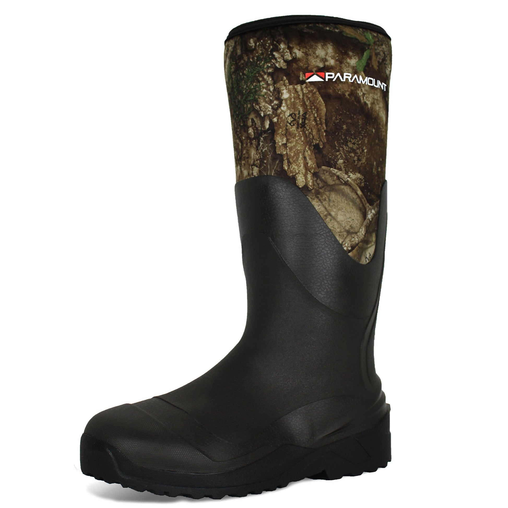 PARAMOUNT OUTDOORS™ TREAD-LITE 16" Camo Rubber Neoprene Knee Boot Wading Boots