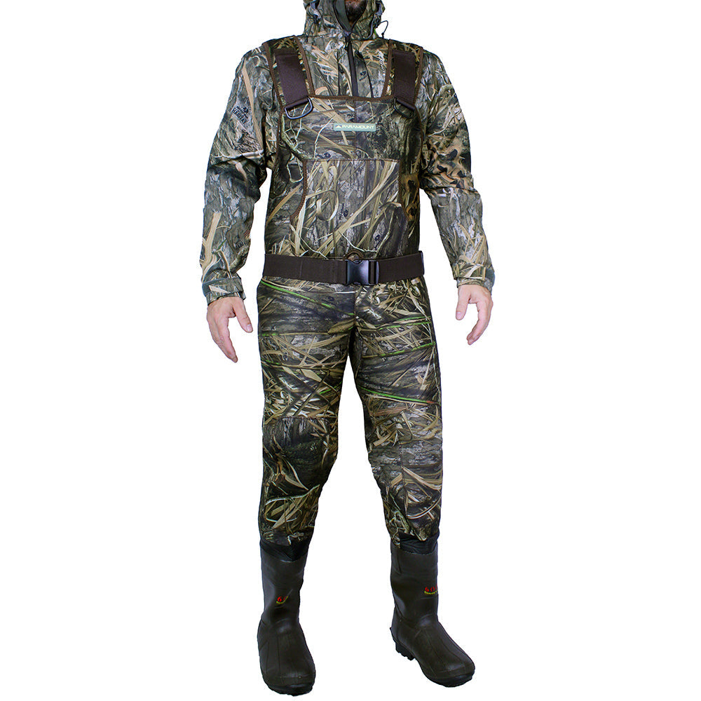 PARAMOUNT OUTDOORS™ BAYOU 3.5mm Neoprene Camo Chest Wader 600g Boots Fishing Wader