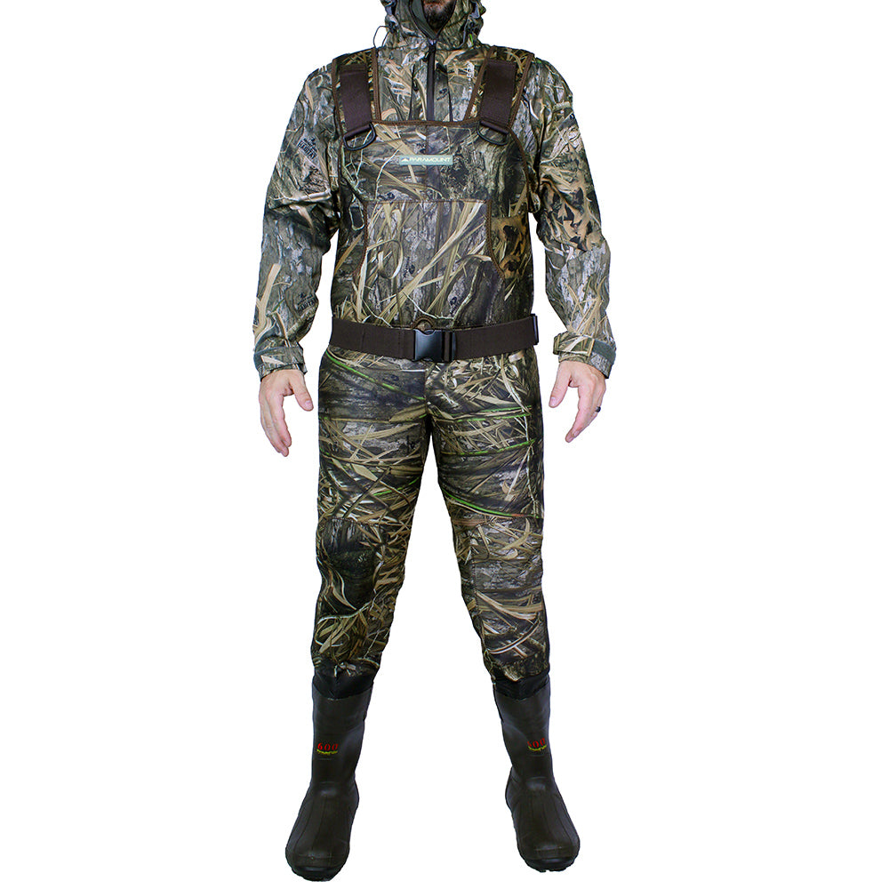 PARAMOUNT OUTDOORS™ BAYOU 3.5mm Neoprene Camo Chest Wader 600g Boots Fishing Wader