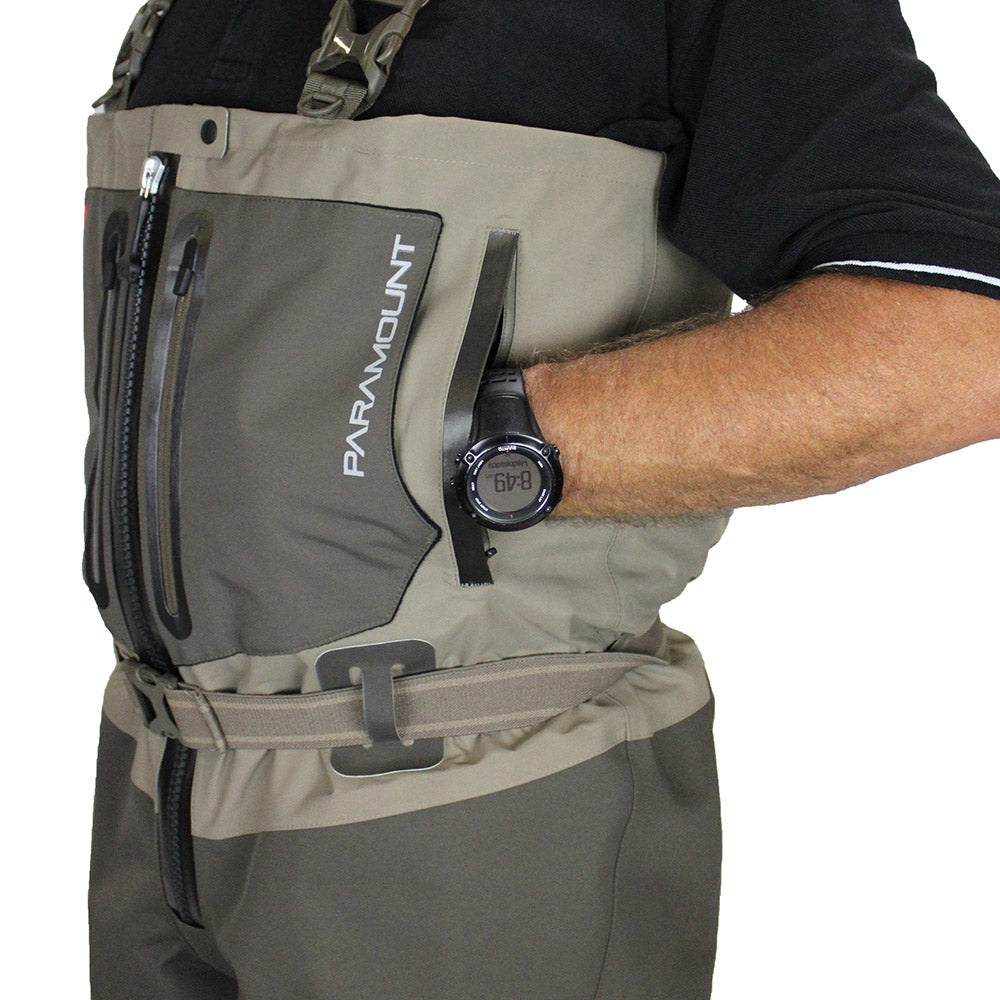 PARAMOUNT OUTDOORS™ MERIDIAN Z Zippered Chest Wader Fishing Wader