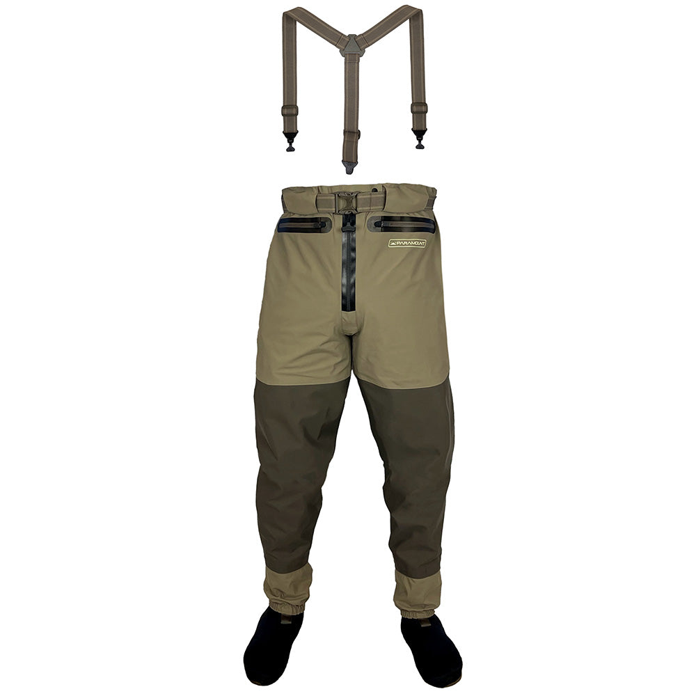 PARAMOUNT OUTDOORS™ SLATE Zippered Waist High Guide Pant Fishing Wader