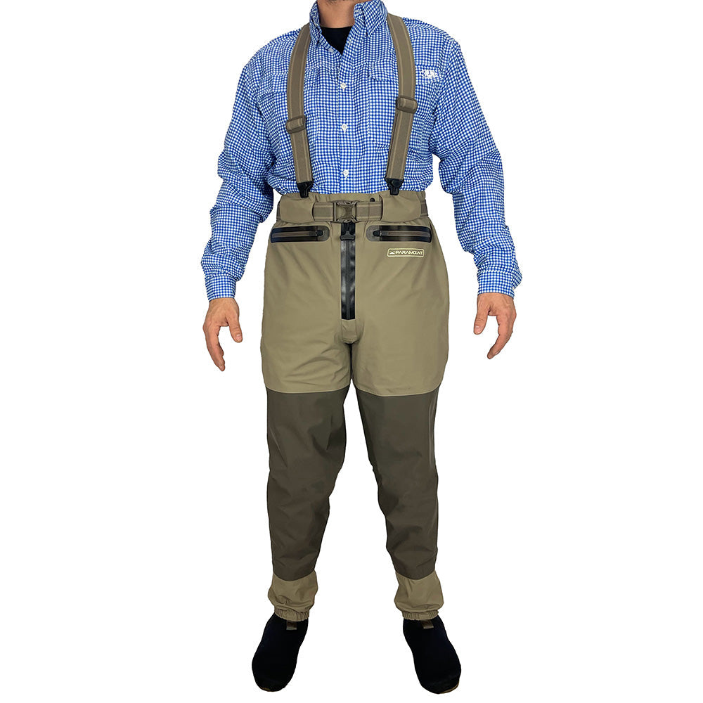 PARAMOUNT OUTDOORS™ SLATE Zippered Waist High Guide Pant Fishing Wader