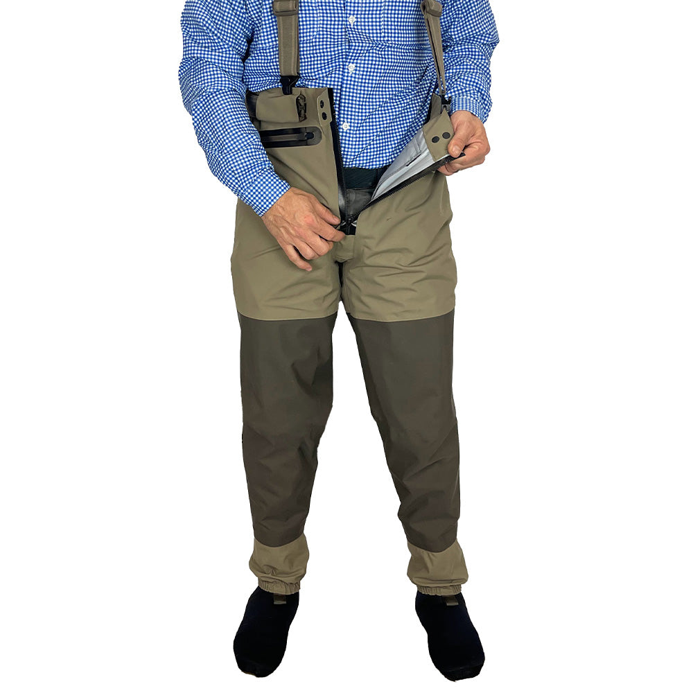 PARAMOUNT OUTDOORS™ SLATE Zippered Waist High Guide Pant Fishing Wader