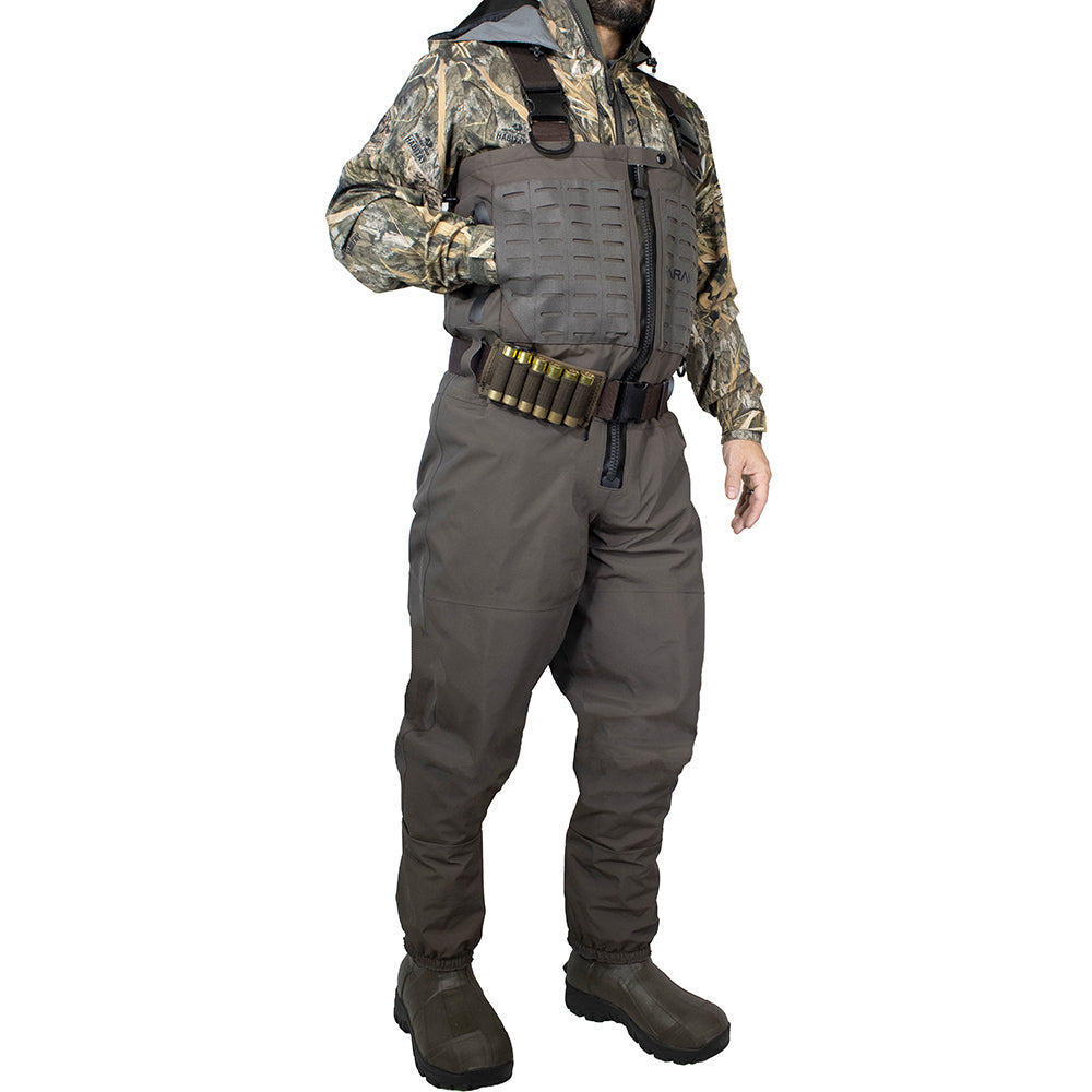 PARAMOUNT OUTDOORS™ PINNACLE Zippered Breathable Camo Wader 1200g Fishing Wader