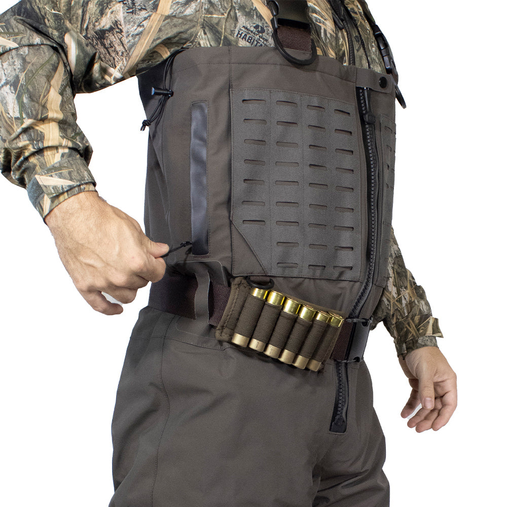 PARAMOUNT OUTDOORS™ PINNACLE Zippered Breathable Camo Wader 1200g Fishing Wader