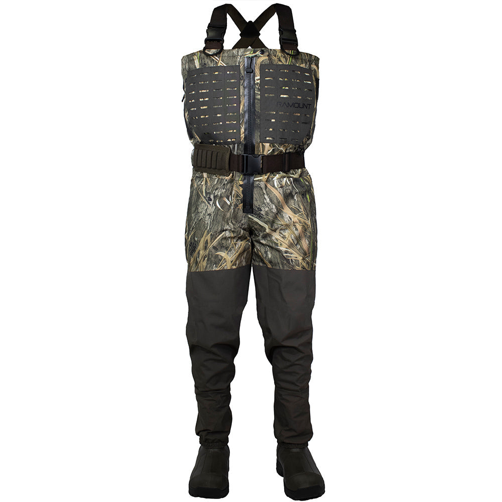 PARAMOUNT OUTDOORS™ PINNACLE Zippered Breathable Camo Wader 1200g Fishing Wader