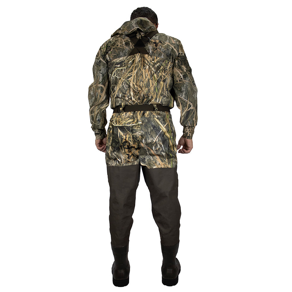 PARAMOUNT OUTDOORS™ PINNACLE Zippered Breathable Camo Wader 1200g Fishing Wader