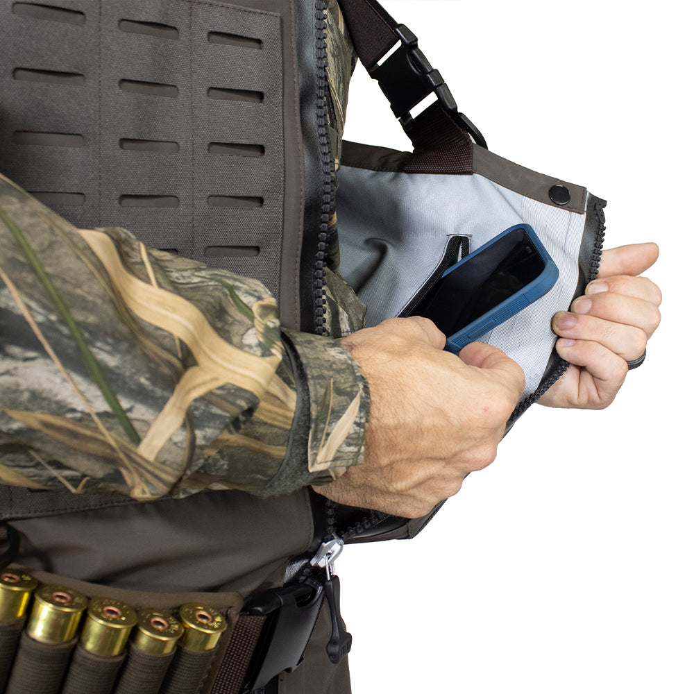PARAMOUNT OUTDOORS™ PINNACLE Zippered Breathable Camo Wader 1200g Fishing Wader