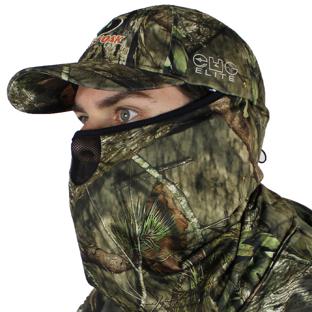 PARAMOUNT OUTDOORS™ EHG Elite Mossy Oak Hunting Camo Face Cover Balaclava