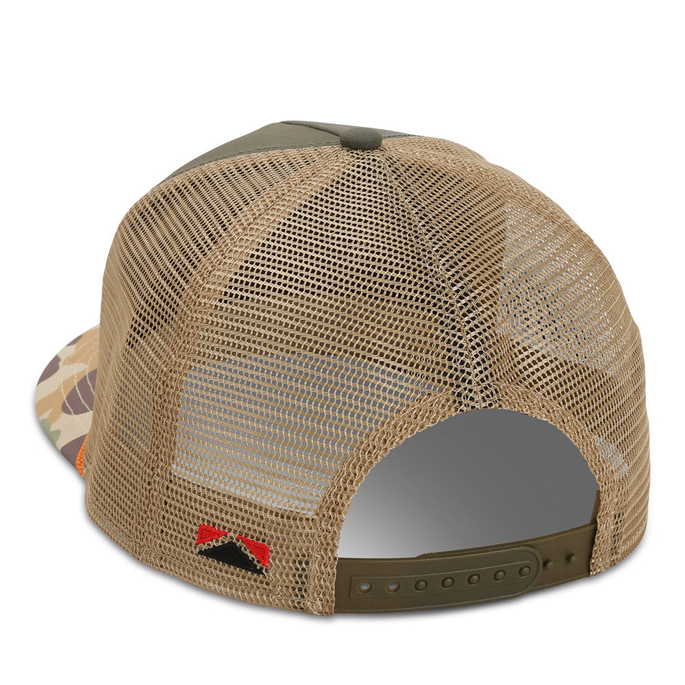 PARAMOUNT OUTDOORS™ Wood Duck Hat Rope Cap 5-Panel Ridgeline Mesh Back