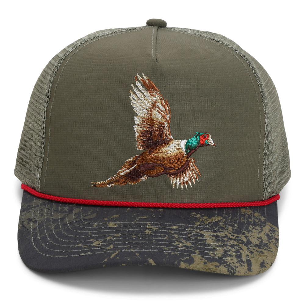 PARAMOUNT OUTDOORS™ Pheasant Upland 5-Panel Trucker Rope Cap