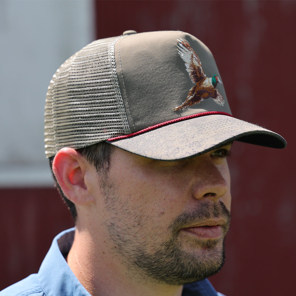 PARAMOUNT OUTDOORS™ Pheasant Upland 5-Panel Trucker Rope Cap