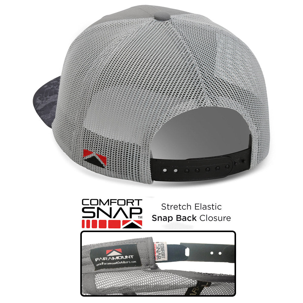 PARAMOUNT OUTDOORS™ Black Lab Cap 6-Panel Riverside Mesh Back Headwear