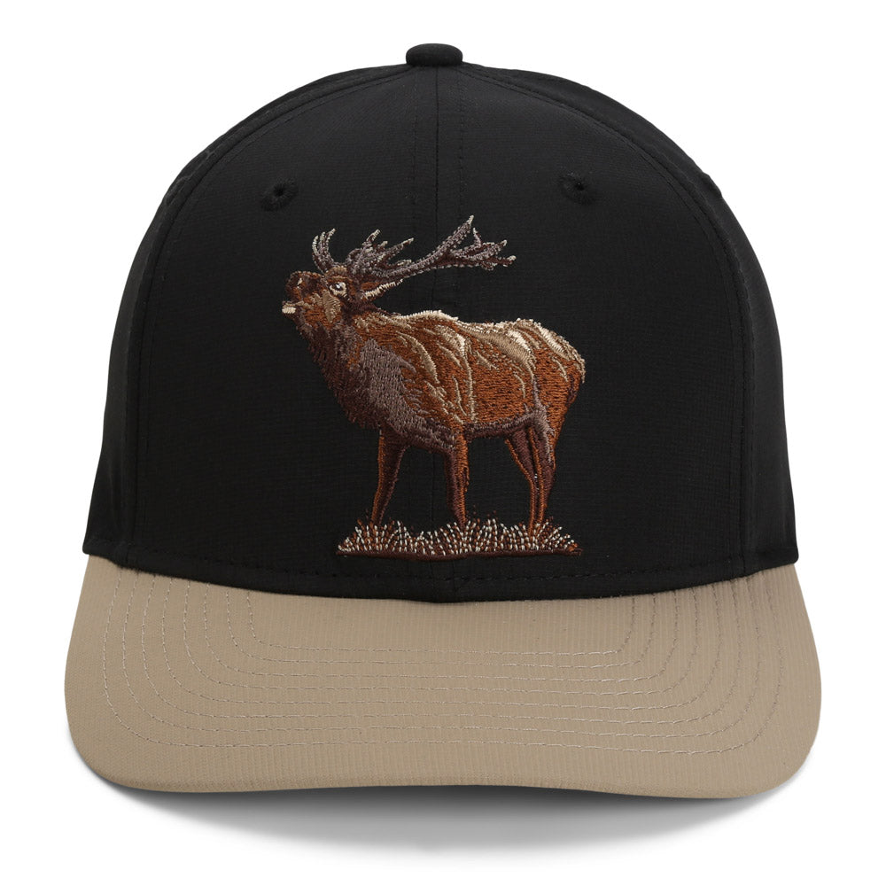 PARAMOUNT OUTDOORS™ Bull Elk 6-Panel Riverside Cap ComfortSnap Snapback Headwear