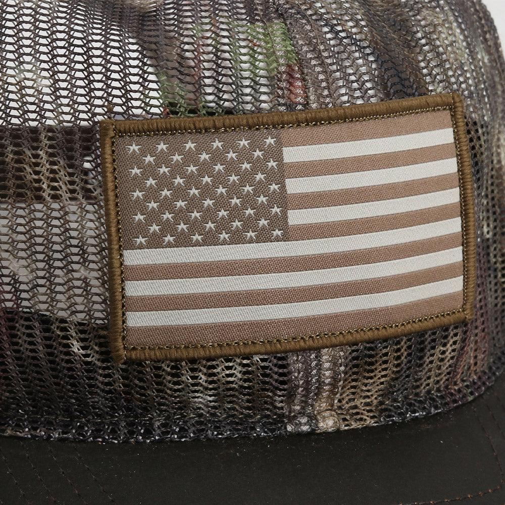 PARAMOUNT OUTDOORS™ All Mesh Crushable Bow Hunting Flag Cap (Wax Visor) Headwear