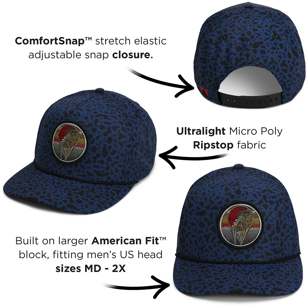 PARAMOUNT OUTDOORS™ Dead Drift Fly Fishing Patch Trucker Hat Rope Cap Headwear