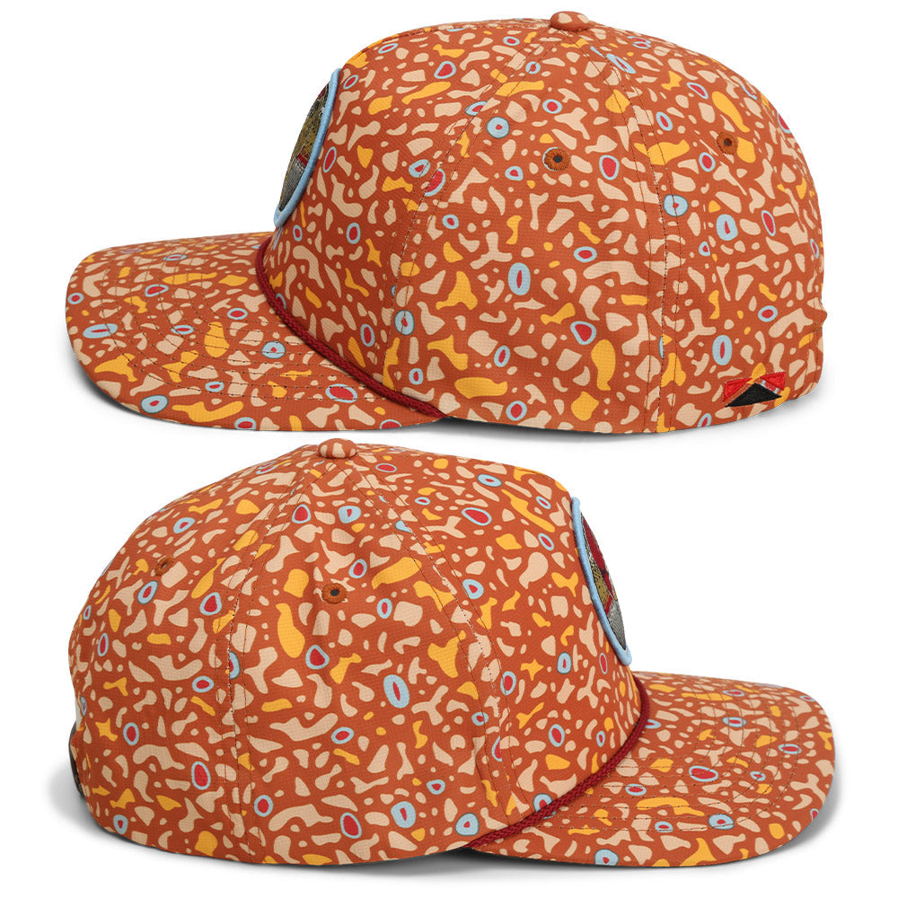 PARAMOUNT OUTDOORS™ Dead Drift Fly Fishing Patch Trucker Hat Rope Cap Headwear