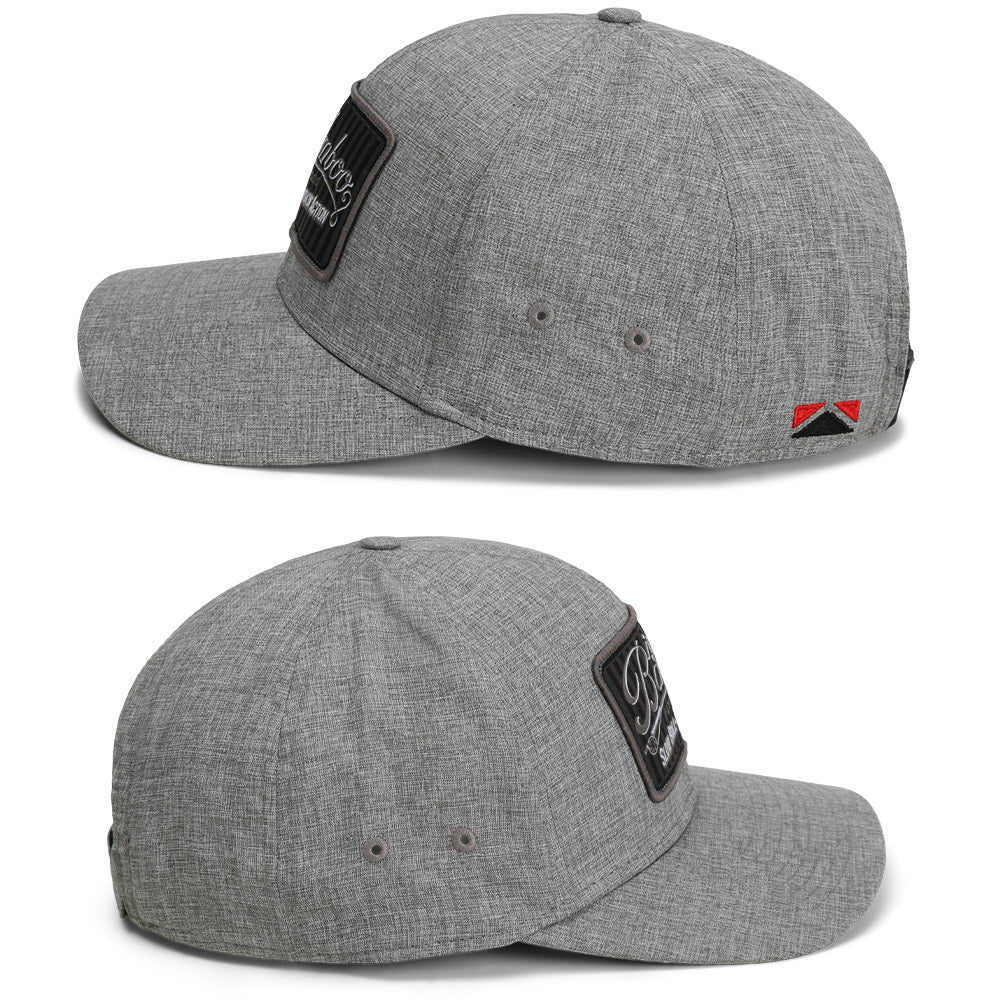 PARAMOUNT OUTDOORS™ Big Bamboo Fly Rod Heathered 6-Panel Fly Fishing Patch Cap Headwear