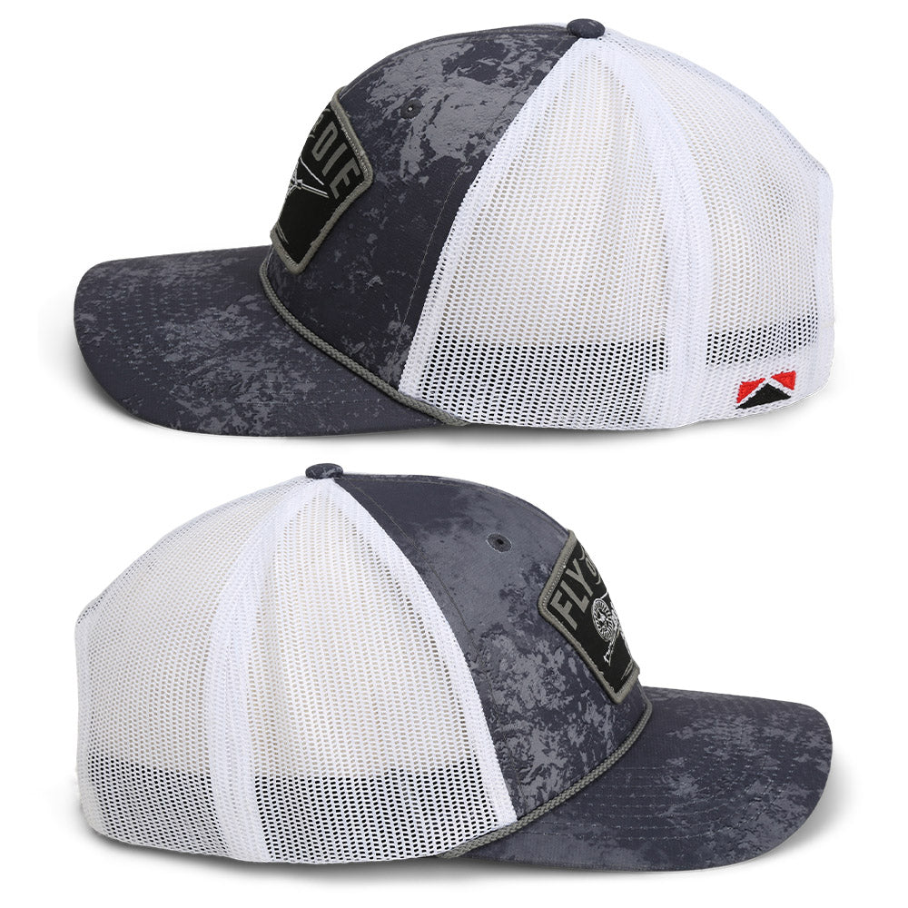 PARAMOUNT OUTDOORS™ Fly or Die Hat Fly Fishing Mesh Back Rope Cap Headwear