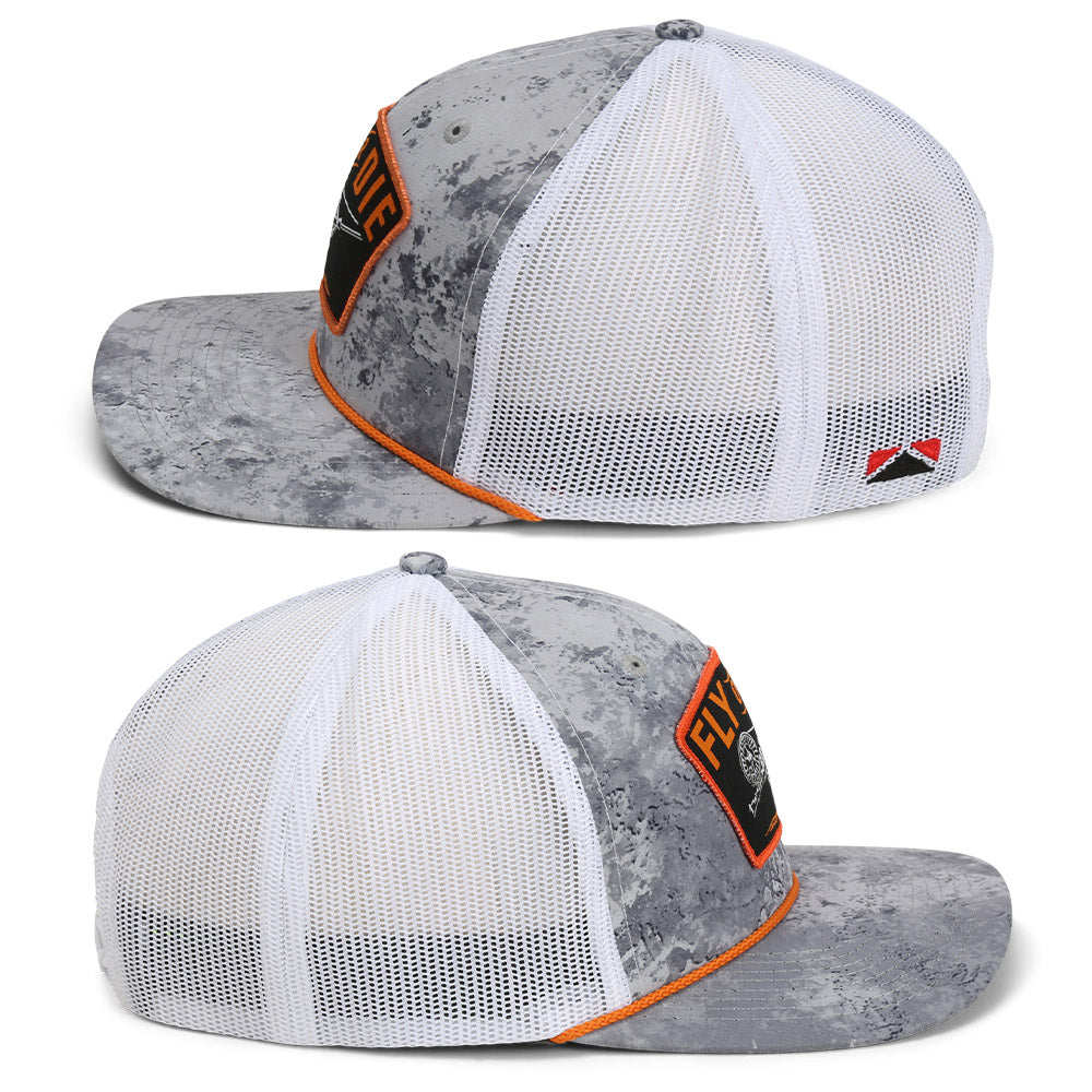PARAMOUNT OUTDOORS™ Fly or Die Hat Fly Fishing Mesh Back Rope Cap Headwear