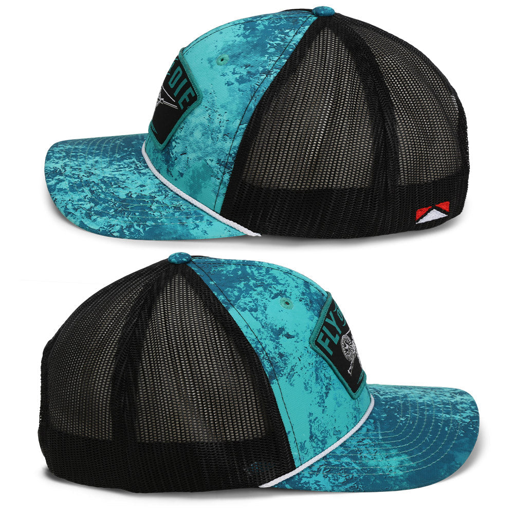 PARAMOUNT OUTDOORS™ Fly or Die Hat Fly Fishing Mesh Back Rope Cap Headwear