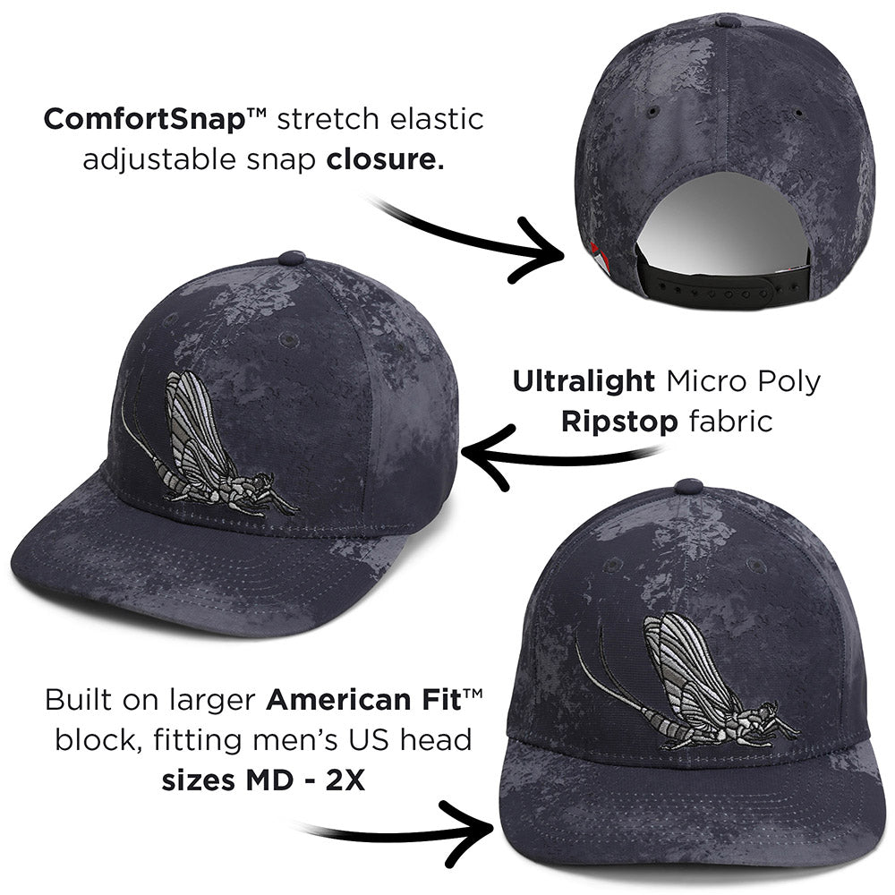 PARAMOUNT OUTDOORS™ Mayfly Match the Hatch Fly Fishing 6-Panel Cap Headwear