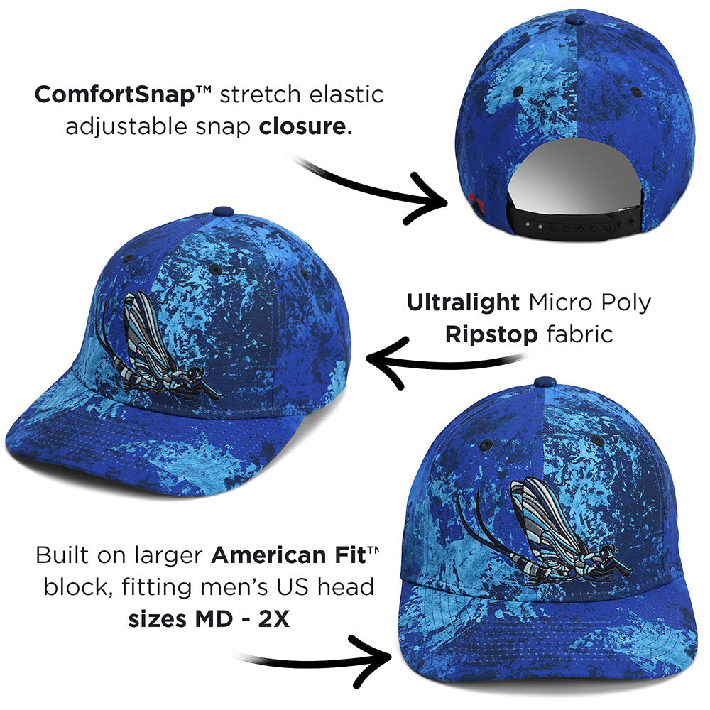 PARAMOUNT OUTDOORS™ Mayfly Match the Hatch Fly Fishing 6-Panel Cap Headwear