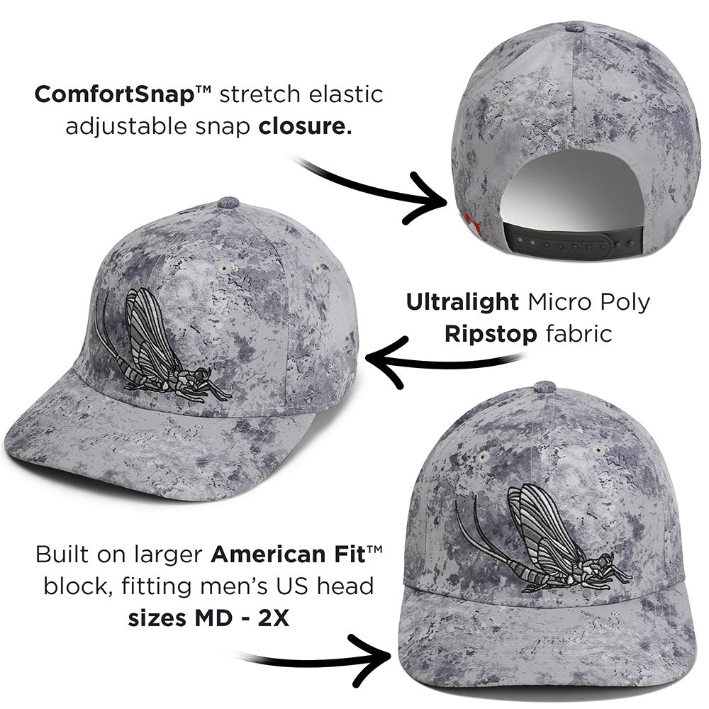 PARAMOUNT OUTDOORS™ Mayfly Match the Hatch Fly Fishing 6-Panel Cap Headwear