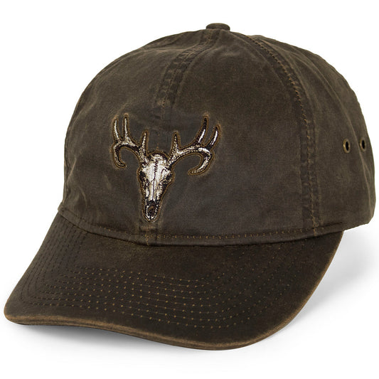 PARAMOUNT OUTDOORS™ Deer Skull Hunting Hat Wax Cloth Dad Cap Headwear