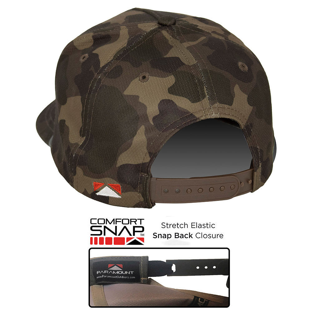 PARAMOUNT OUTDOORS™ Pintail Trucker Hat Old School Dark Camo 5-Panel