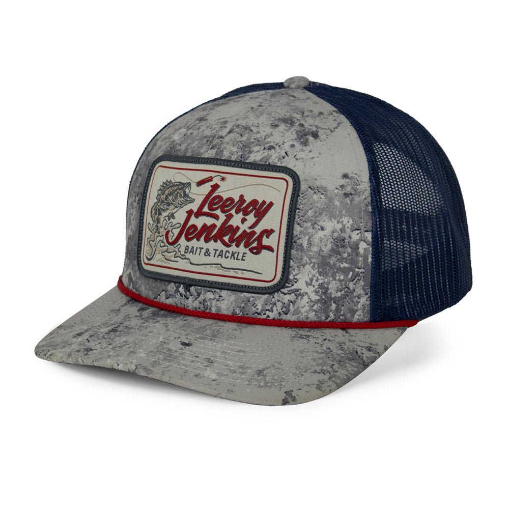 PARAMOUNT OUTDOORS™ LeRoy Jenkins Bass Fishing Hat Meshback 6-Panel Rope Cap