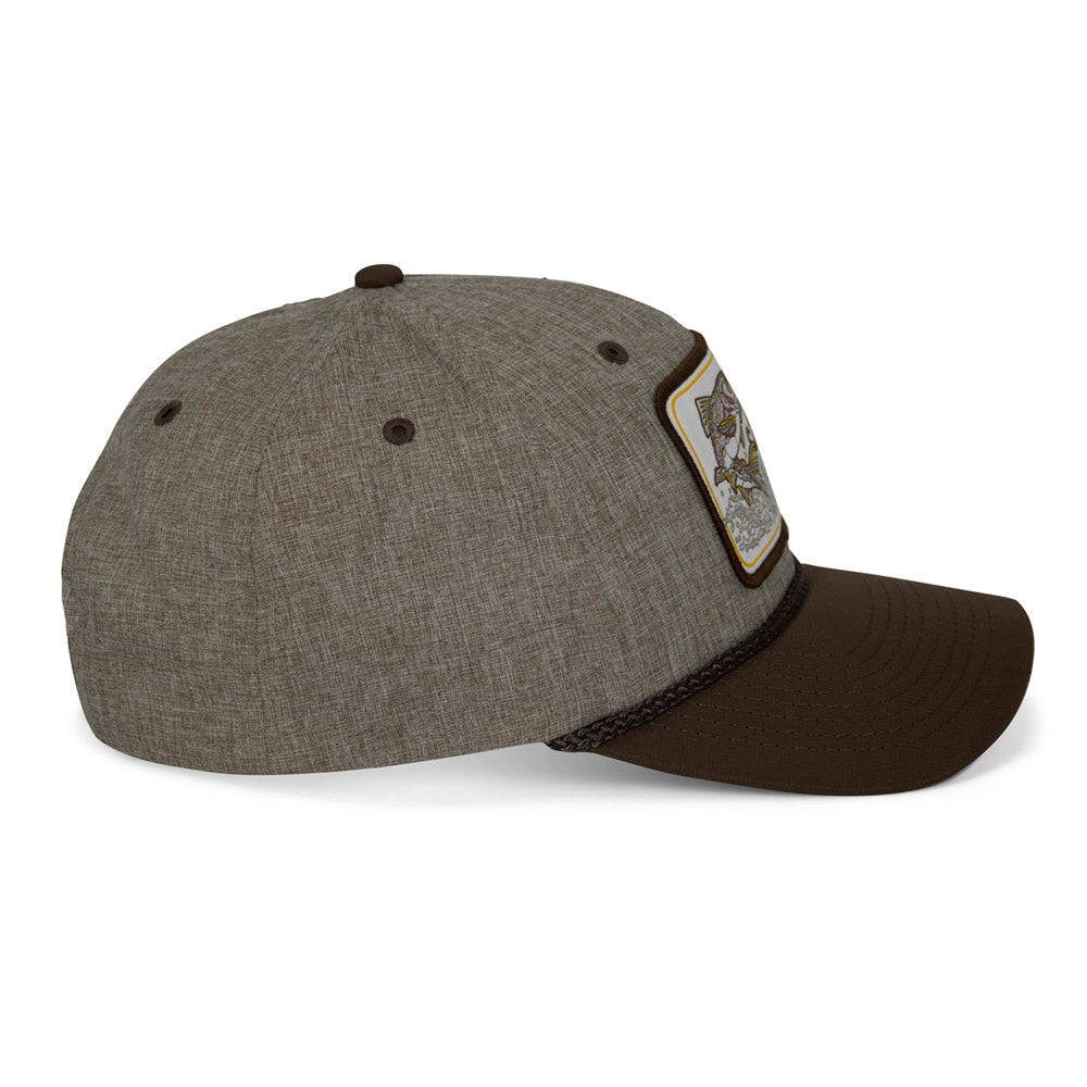 PARAMOUNT OUTDOORS™ El Jefe Supremo Fishing 6-Panel Meshback Rope Cap Headwear