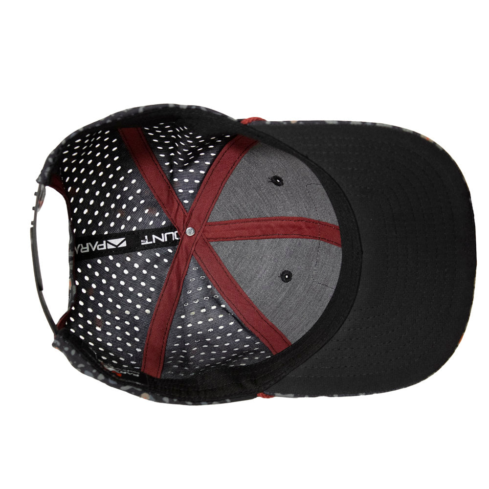 PARAMOUNT OUTDOORS™ Big Foot Squatch Perforated Fishing 6-Panel Rope Cap Headwear