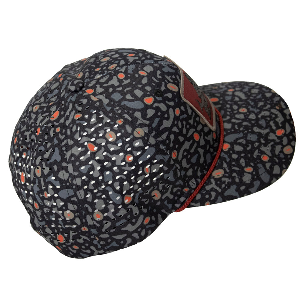 PARAMOUNT OUTDOORS™ Big Foot Squatch Perforated Fishing 6-Panel Rope Cap Headwear