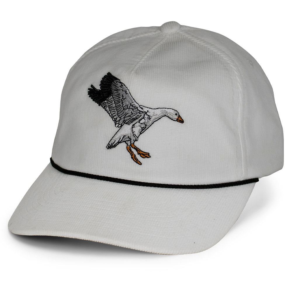 PARAMOUNT OUTDOORS™ Snow Goose on Corduroy Vintage 5-Panel Trucker