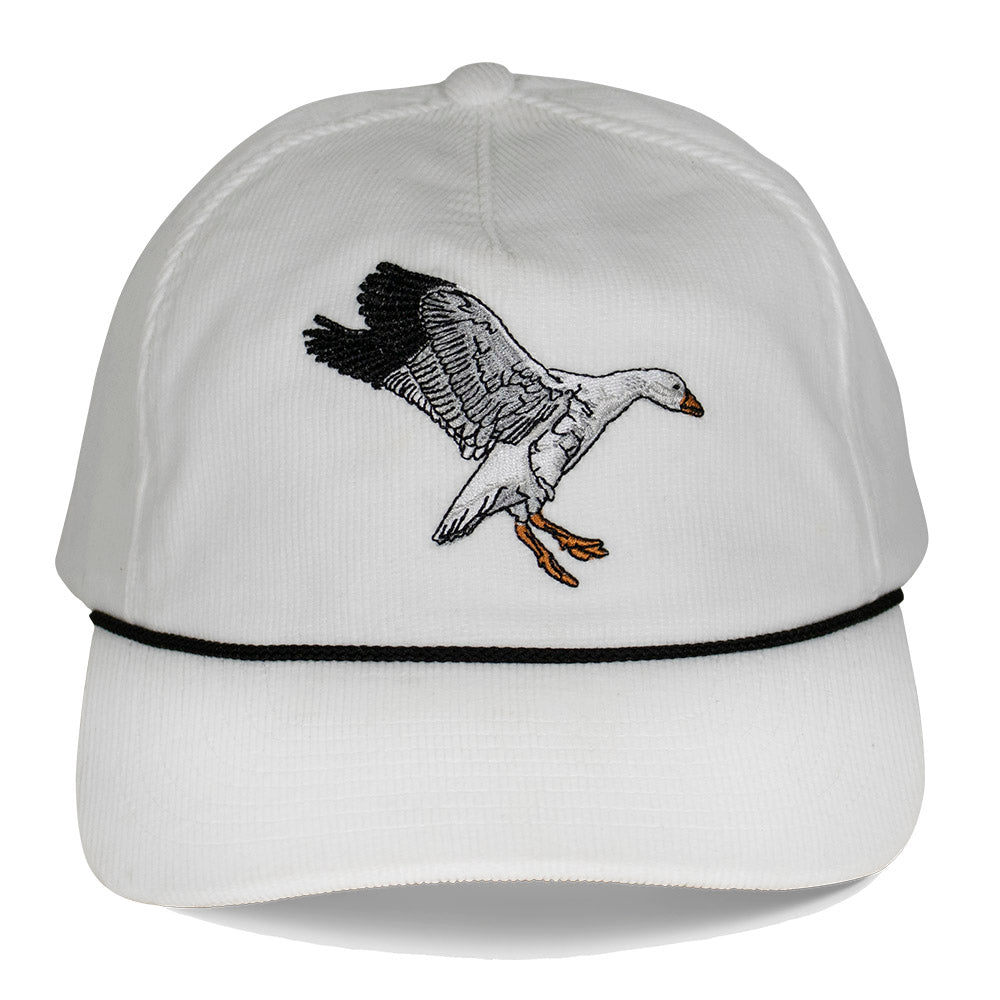 PARAMOUNT OUTDOORS™ Snow Goose on Corduroy Vintage 5-Panel Trucker