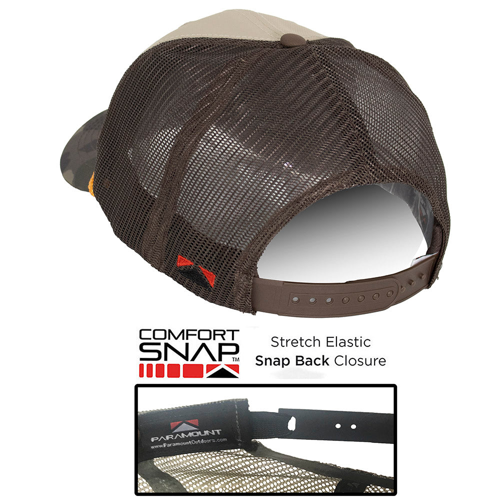 PARAMOUNT OUTDOORS™ Drake Mallard Duck Hat 6-Panel Mesh back Rope Cap Headwear