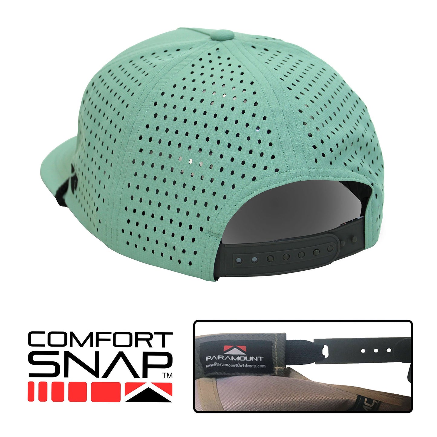 PARAMOUNT OUTDOORS™ TARPOON 5-Panel Perforated Performance Rope Cap Headwear
