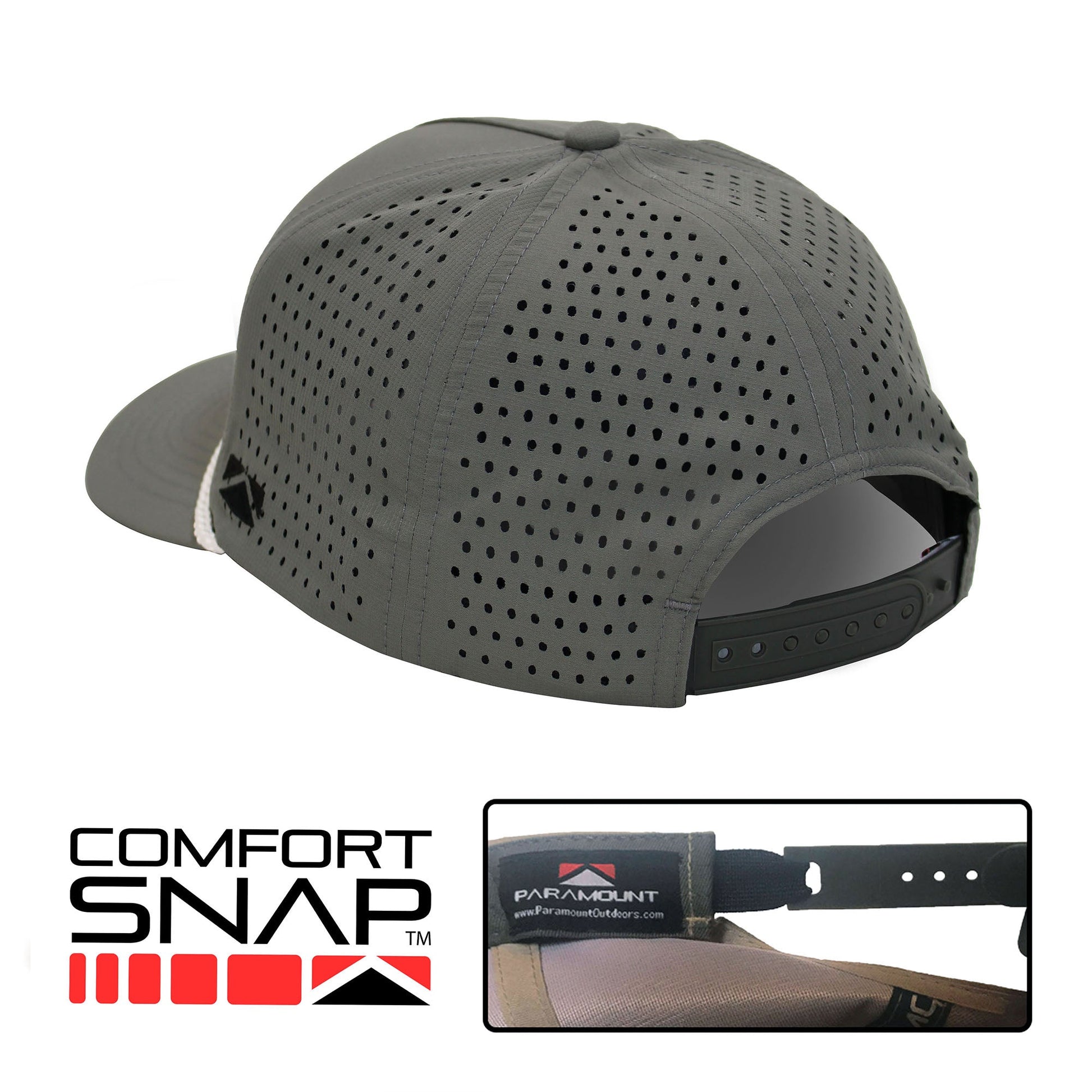 PARAMOUNT OUTDOORS™ TARPOON 5-Panel Perforated Performance Rope Cap Headwear