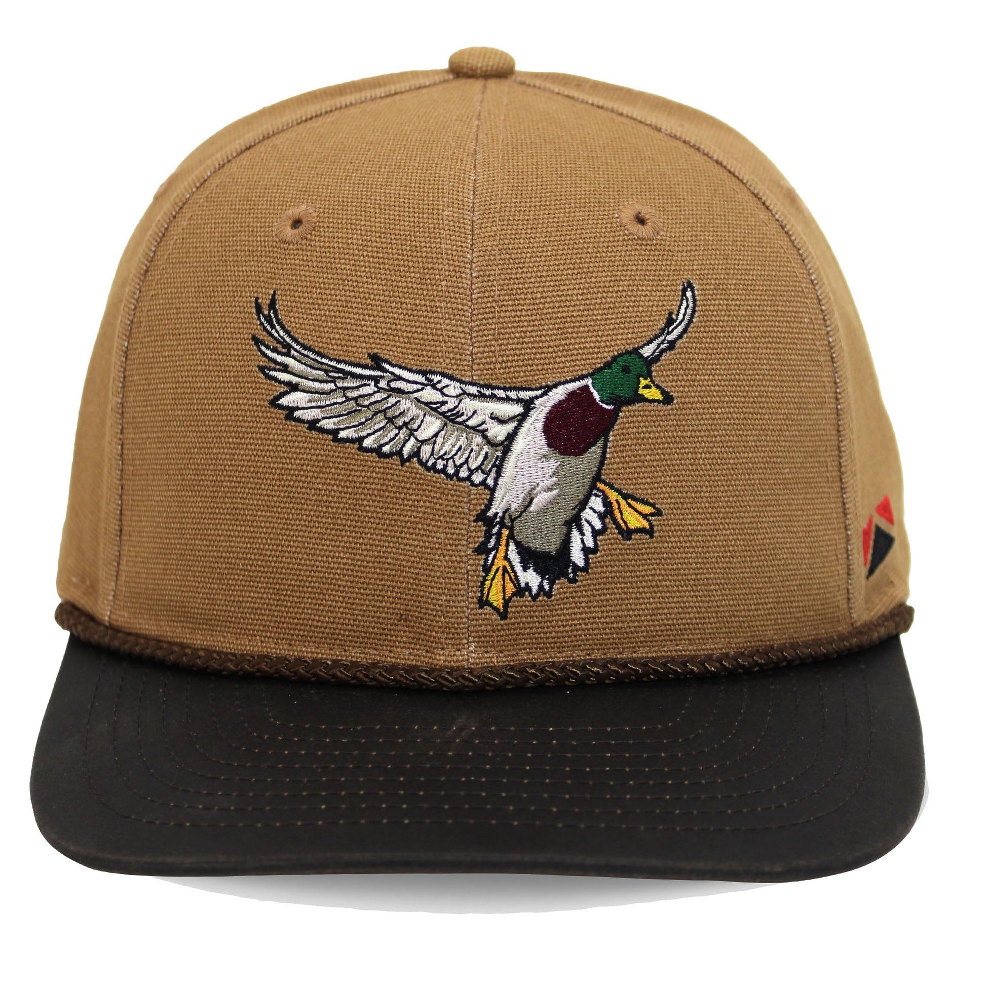 PARAMOUNT OUTDOORS™ Canvas Mallard Drake Duck Hat with Wax Cloth Visor Headwear